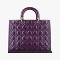 Lady Dior Purple Patent 15-BO-0142レディディオール パープル パテント 15-BO-0142