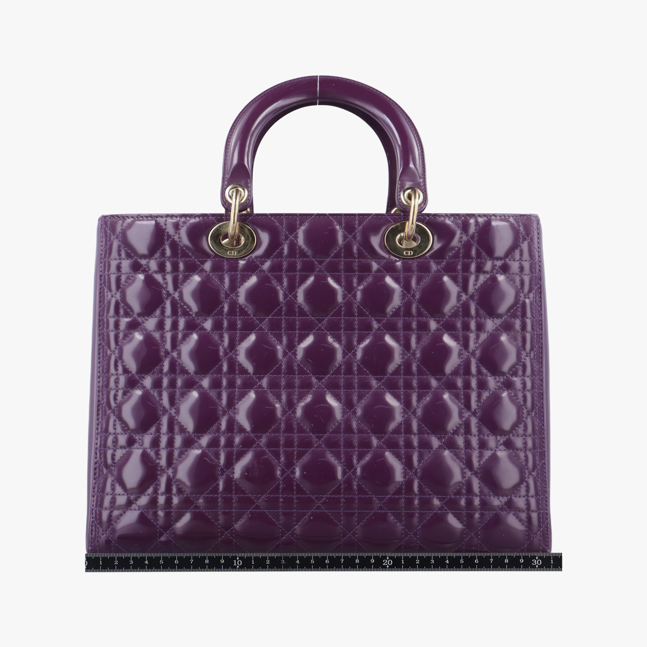 Lady Dior Purple Patent 15-BO-0142レディディオール パープル パテント 15-BO-0142