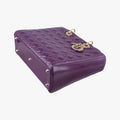 Lady Dior Purple Patent 15-BO-0142レディディオール パープル パテント 15-BO-0142
