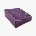 Lady Dior Purple Patent 15-BO-0142レディディオール パープル パテント 15-BO-0142