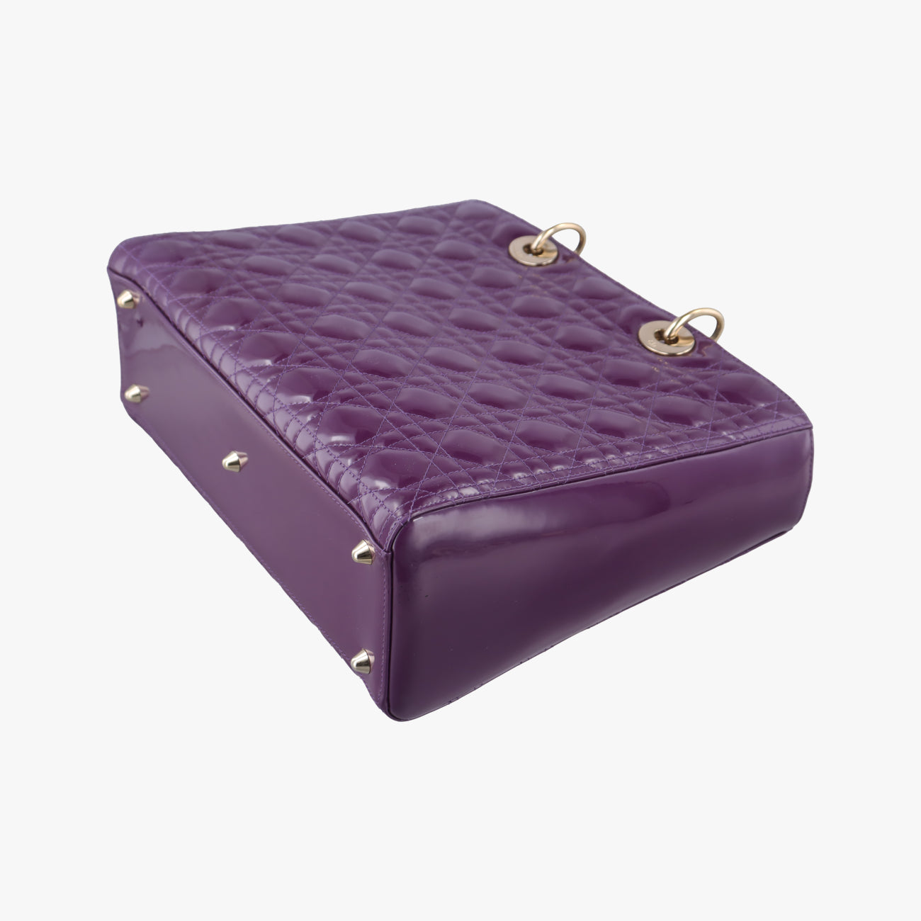 Lady Dior Purple Patent 15-BO-0142レディディオール パープル パテント 15-BO-0142
