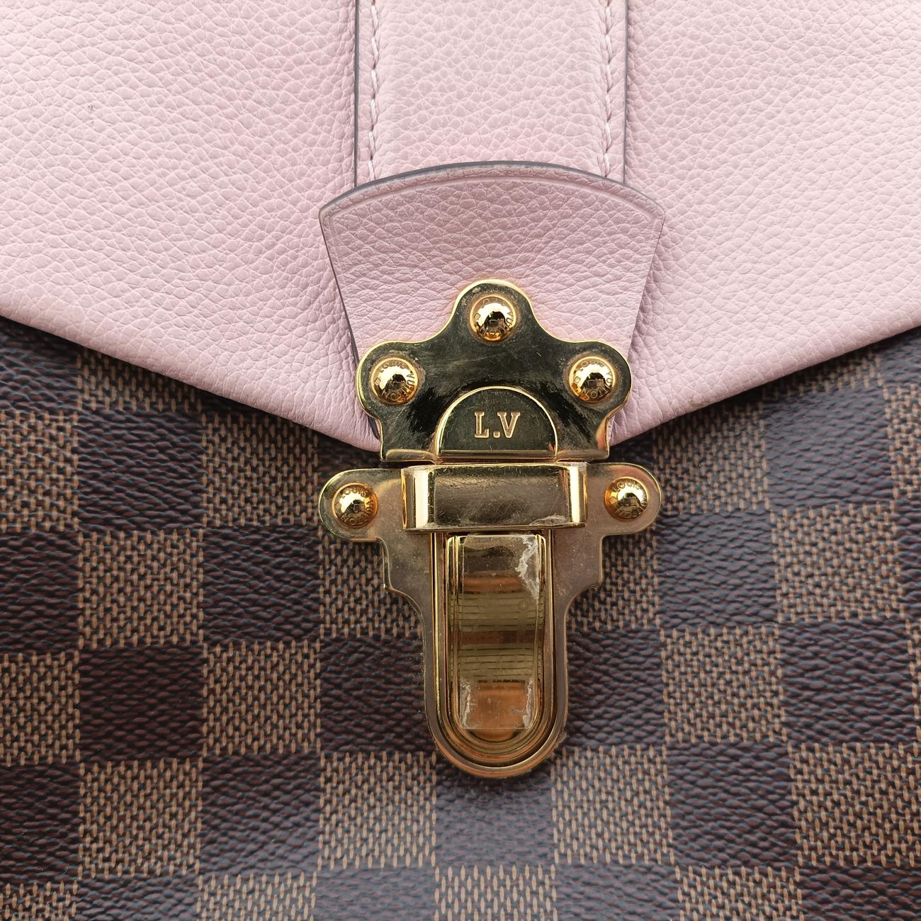 Daypack Clapton EBENE×MAGNOLIA Monogram Canvas×calf leather N42262 SR0168デイパック　クラプトン エベーヌ×マグノリア モノグラムキャンバス×カーフレザー N42262 SR0168