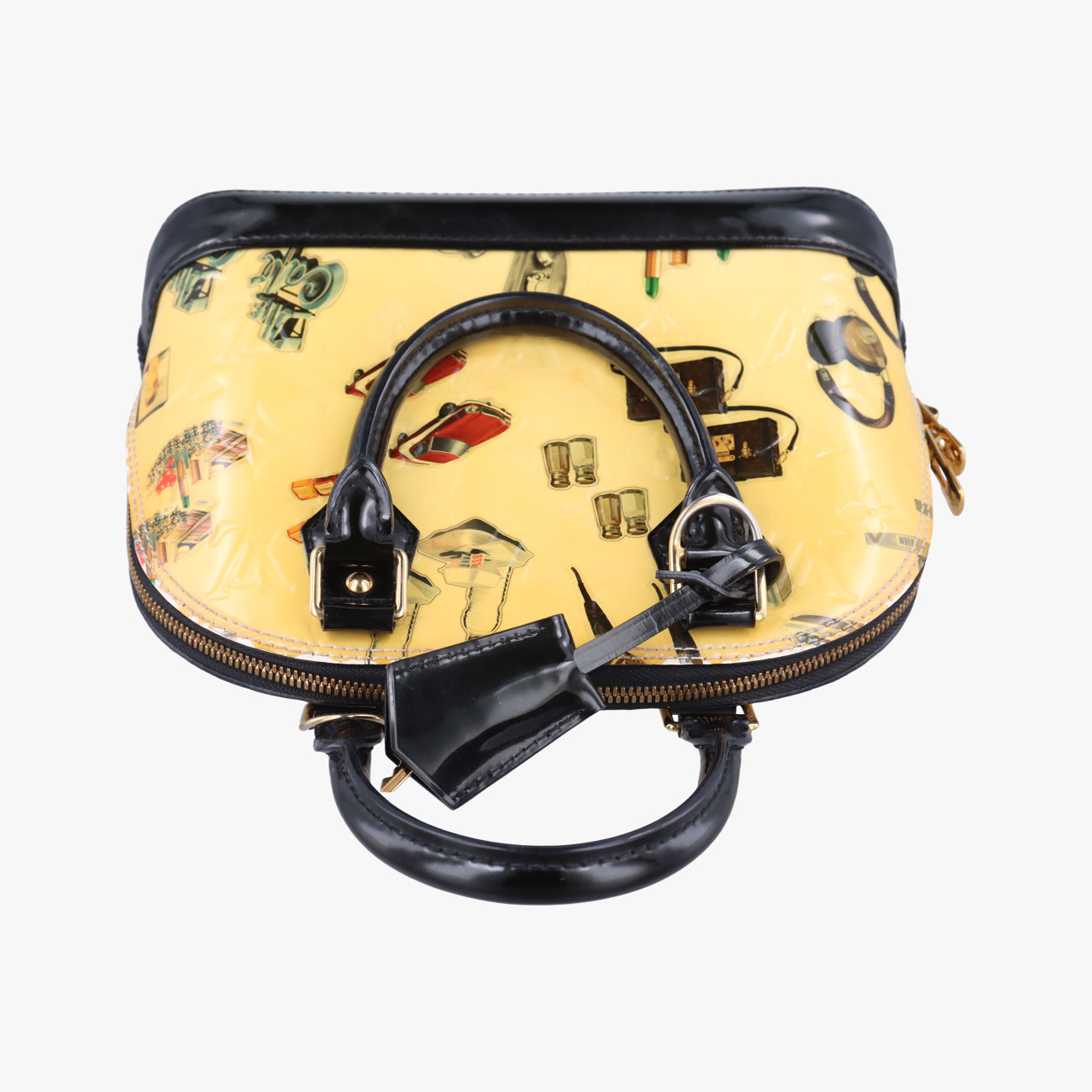 Nicolas Squiere Sticker Alma BB Ivory x black x multicolor Vernis M50419 SN1135ステッカーズ アルマBB アイボリー×ブラック×マルチカラー ヴェルニ M50419 SN1135