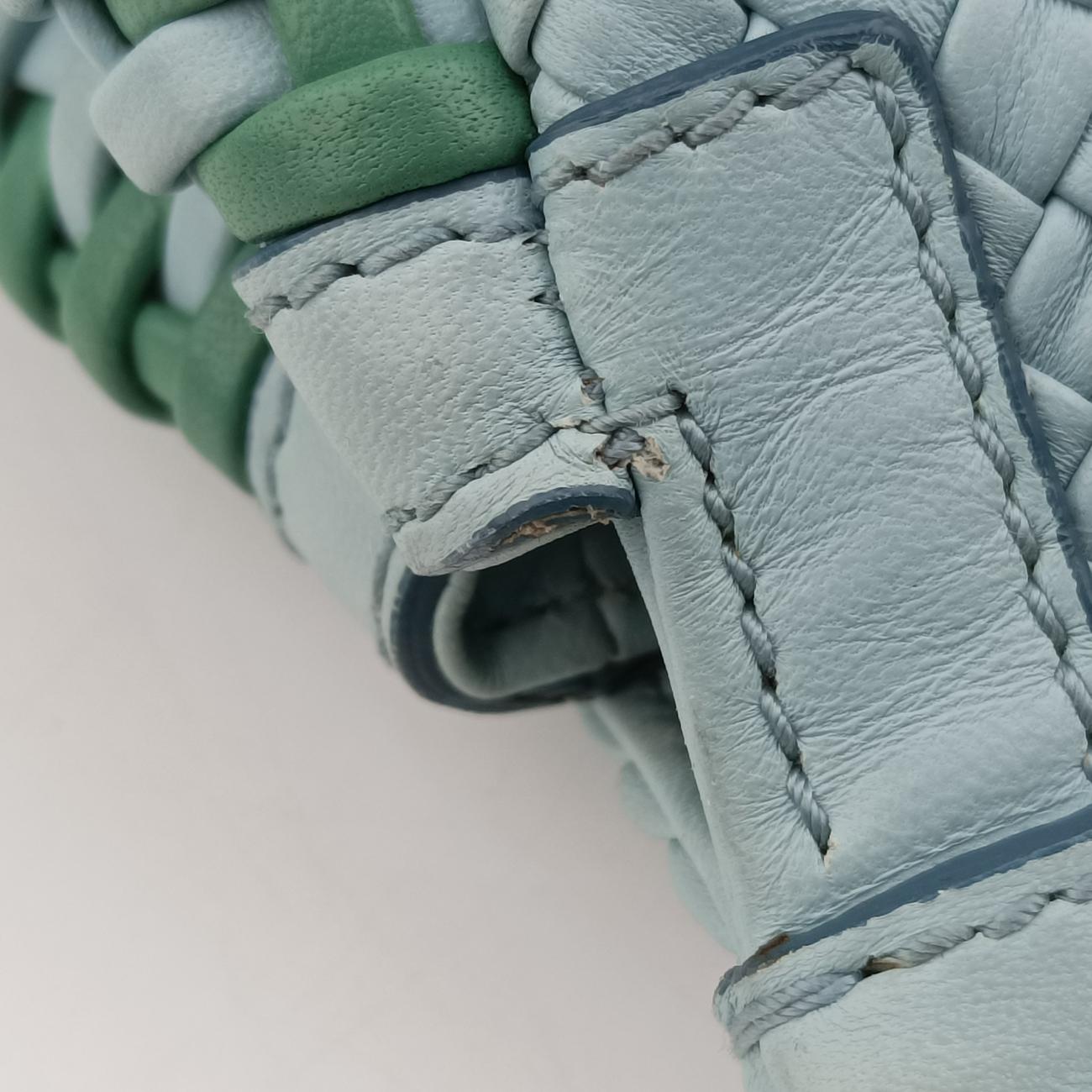 SICILY Green×Light blue Leather シシリー グリーン×ライトブルー レザー 