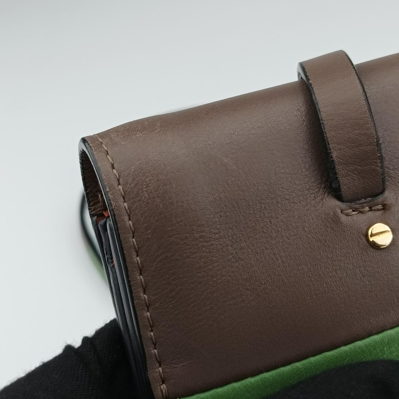 Rivet colorblock Green×grey Leather BL-H833VMP3リベット カラーブロック グリーン×グレー レザー BL-H833VMP3