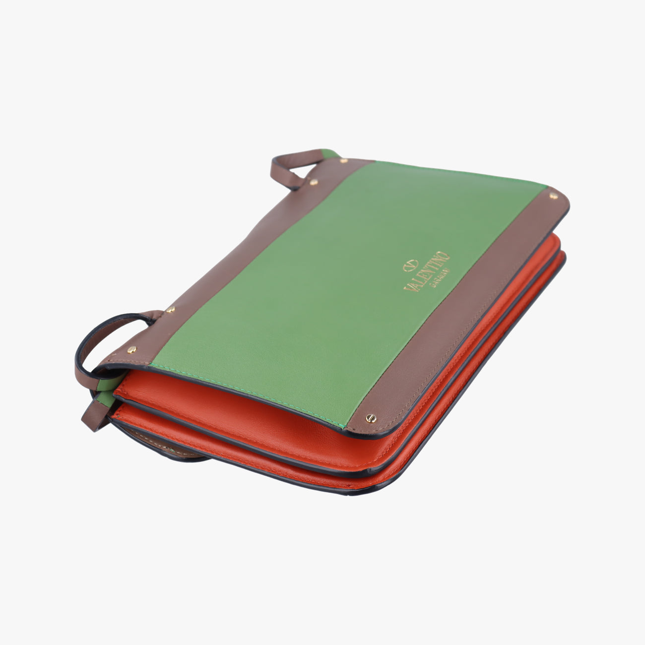 Rivet colorblock Green×grey Leather BL-H833VMP3リベット カラーブロック グリーン×グレー レザー BL-H833VMP3