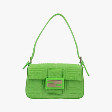 BAGUETTE Green Leather 8BK060 2415-8BK060-YME-088マンマバケット グリーン レザー 8BK060 2415-8BK060-YME-088