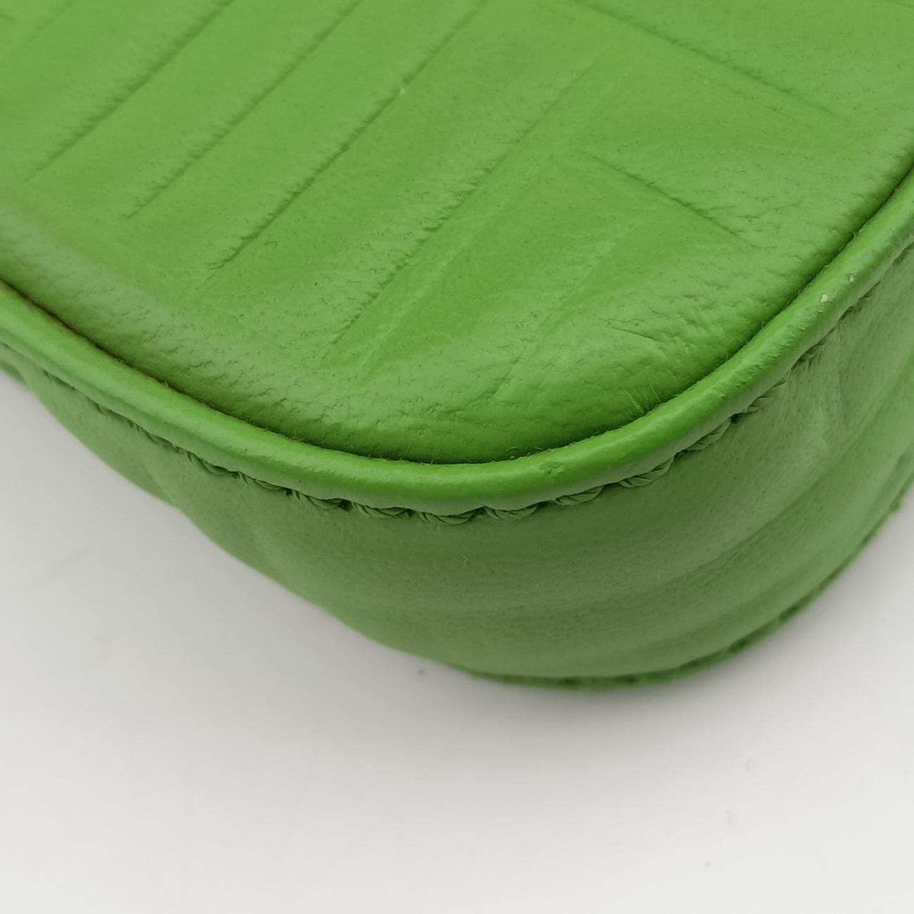 BAGUETTE Green Leather 8BK060 2415-8BK060-YME-088マンマバケット グリーン レザー 8BK060 2415-8BK060-YME-088