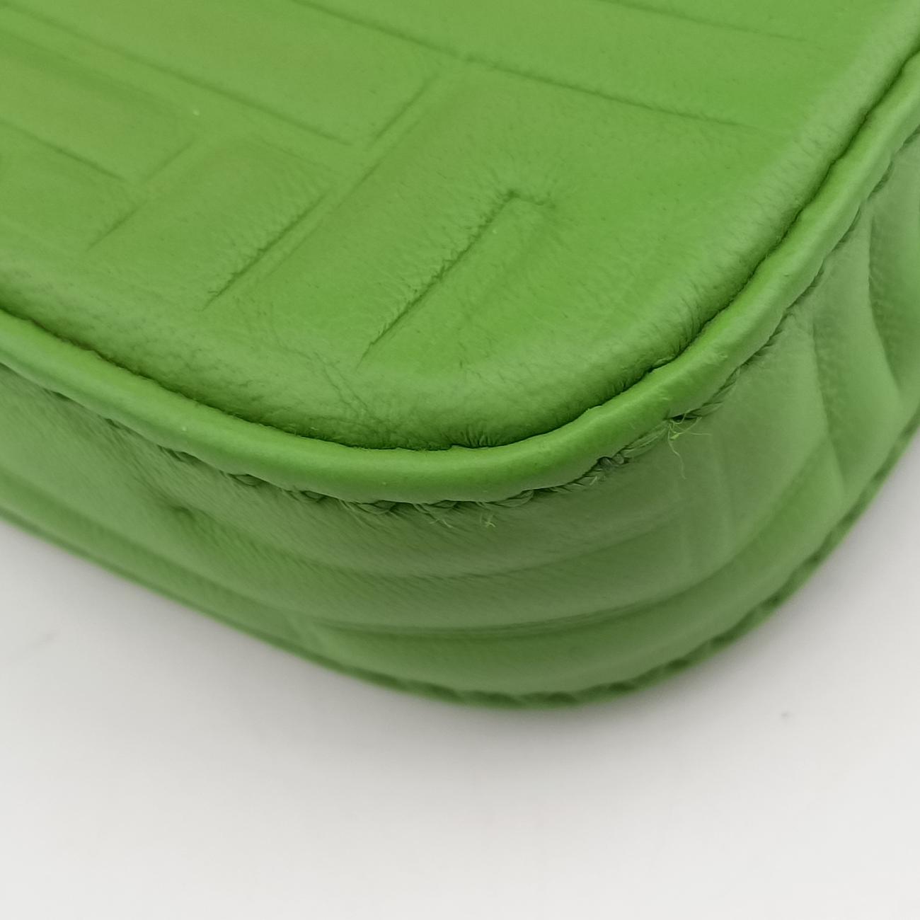 BAGUETTE Green Leather 8BK060 2415-8BK060-YME-088マンマバケット グリーン レザー 8BK060 2415-8BK060-YME-088