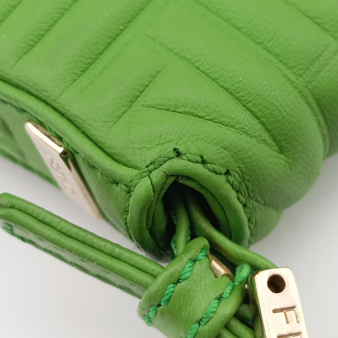 BAGUETTE Green Leather 8BK060 2415-8BK060-YME-088マンマバケット グリーン レザー 8BK060 2415-8BK060-YME-088