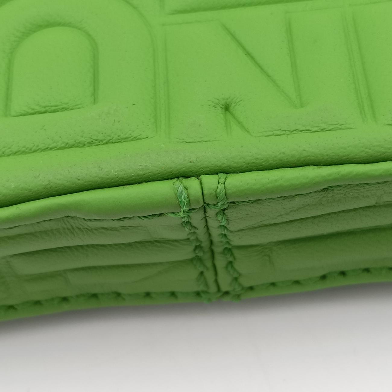 BAGUETTE Green Leather 8BK060 2415-8BK060-YME-088マンマバケット グリーン レザー 8BK060 2415-8BK060-YME-088