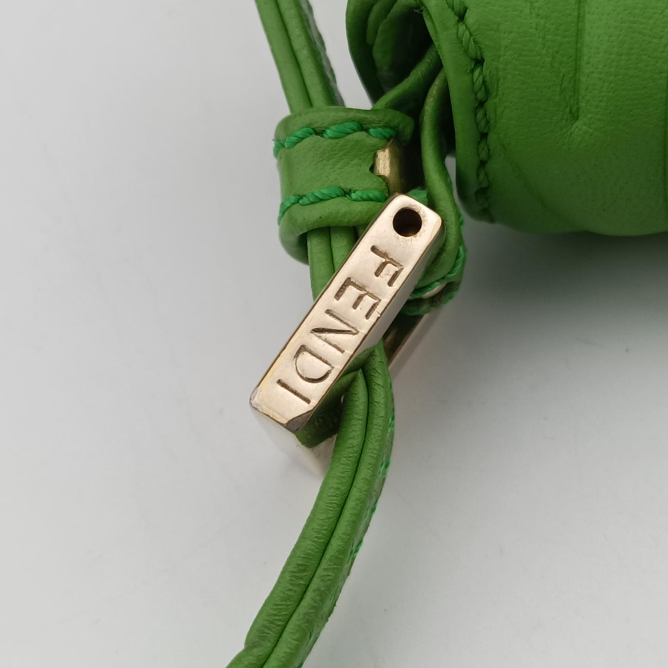 BAGUETTE Green Leather 8BK060 2415-8BK060-YME-088マンマバケット グリーン レザー 8BK060 2415-8BK060-YME-088