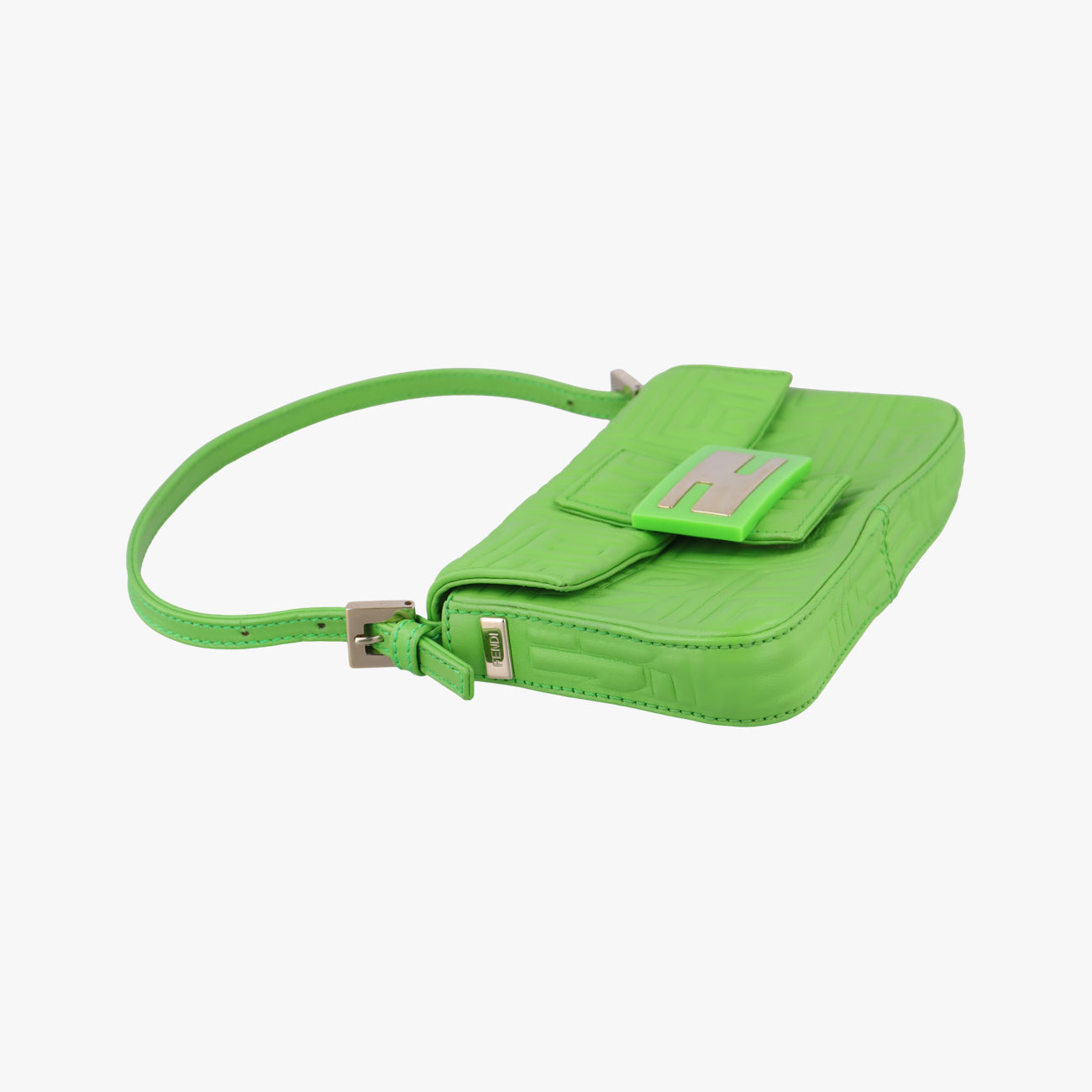 BAGUETTE Green Leather 8BK060 2415-8BK060-YME-088マンマバケット グリーン レザー 8BK060 2415-8BK060-YME-088