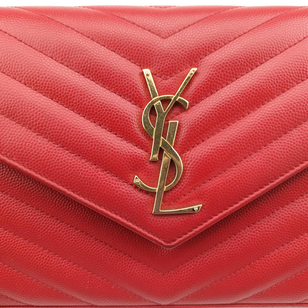 MONOGRAM Red Caviar Skin 377828 GUE377828.1214モノグラム レッド キャビアスキン 377828 GUE377828.1214