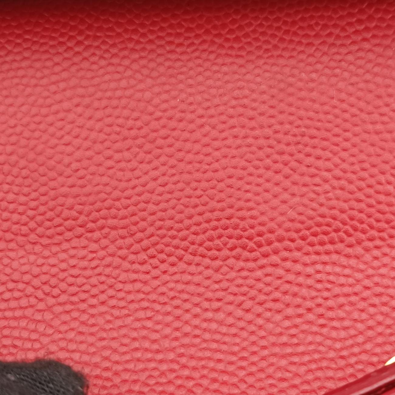 MONOGRAM Red Caviar Skin 377828 GUE377828.1214モノグラム レッド キャビアスキン 377828 GUE377828.1214