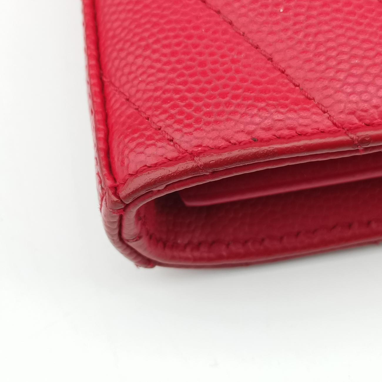 MONOGRAM Red Caviar Skin 377828 GUE377828.1214モノグラム レッド キャビアスキン 377828 GUE377828.1214