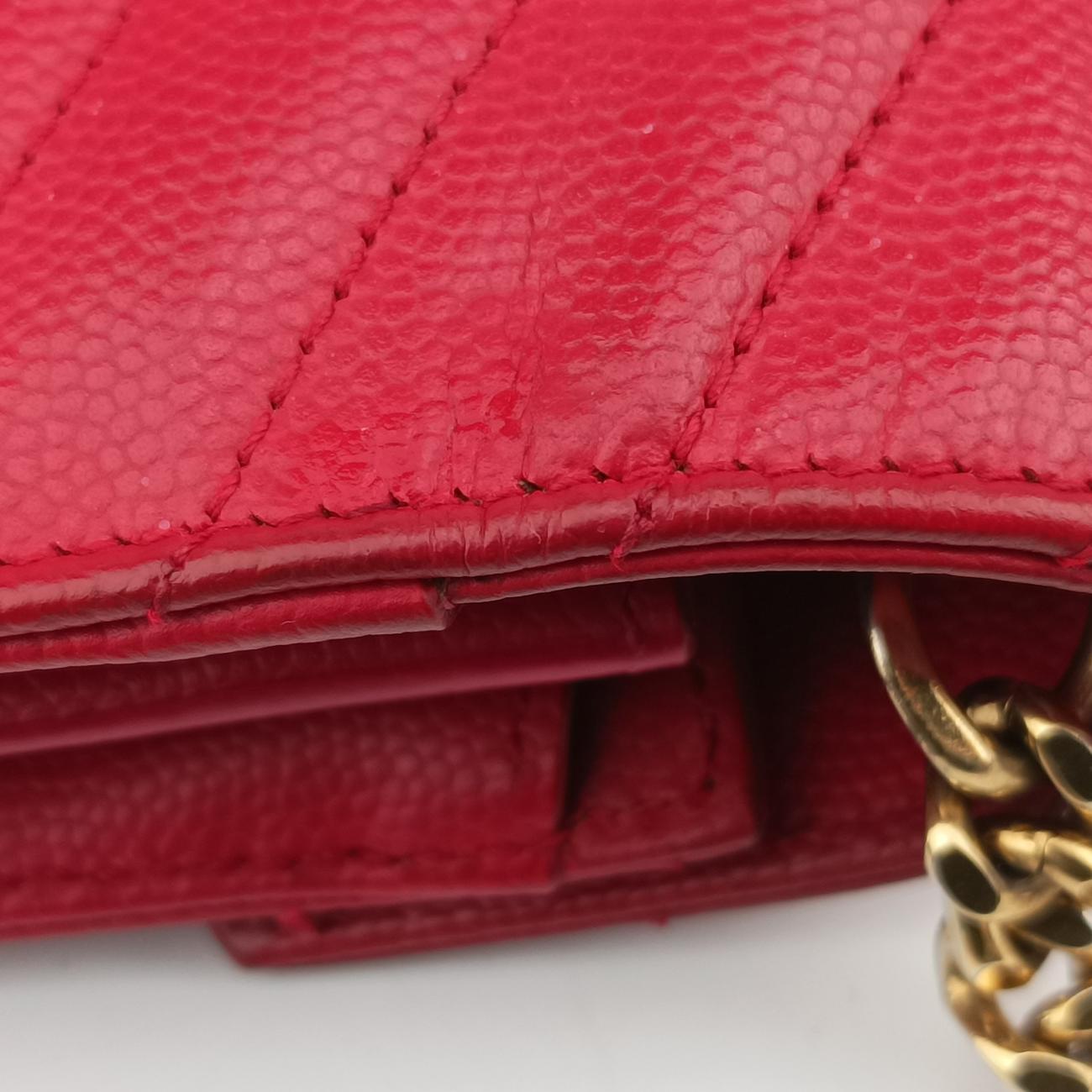 MONOGRAM Red Caviar Skin 377828 GUE377828.1214モノグラム レッド キャビアスキン 377828 GUE377828.1214