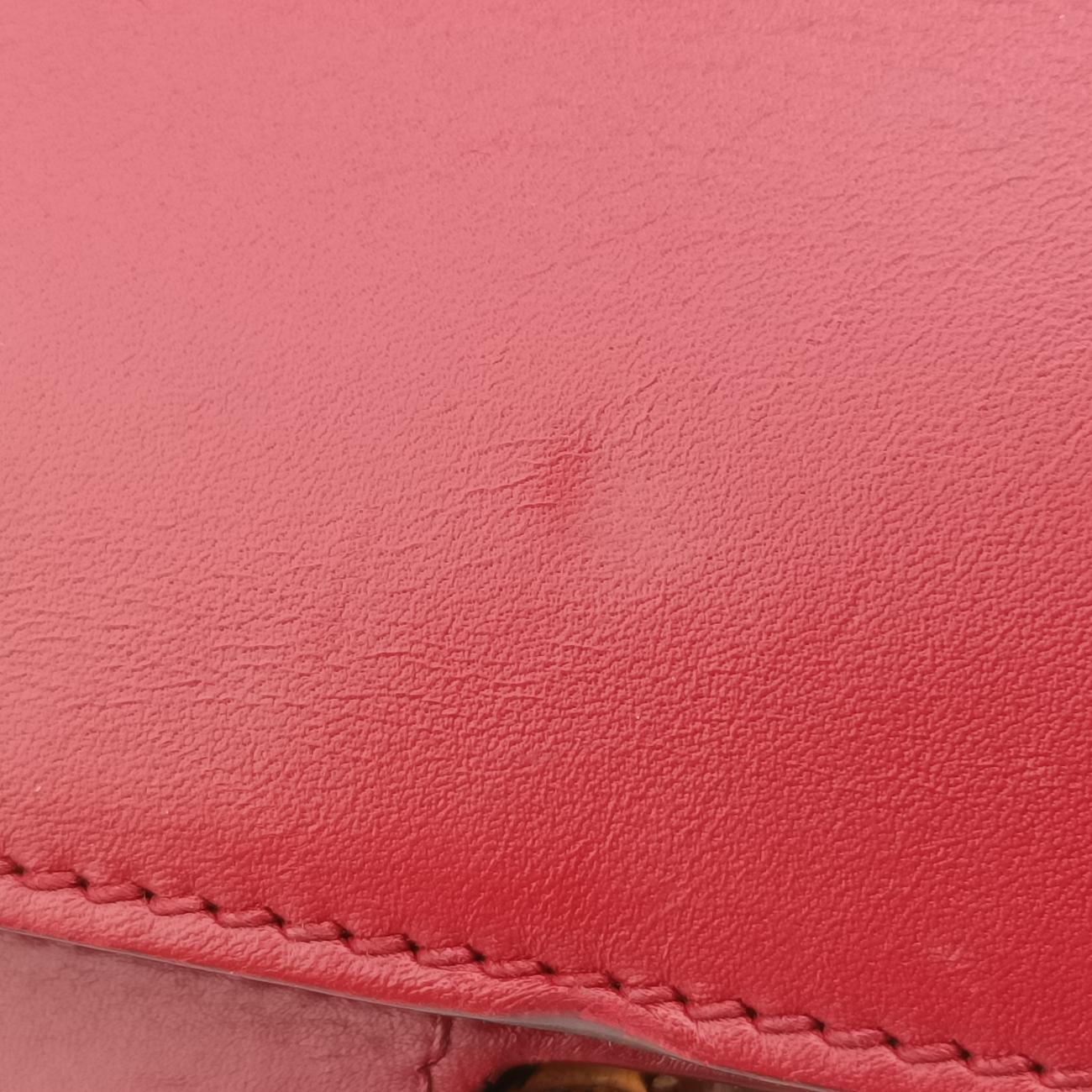 Bamboo Web Nymphaea Red Leather 453764 B021094685ニムフェア バンブー ウェブ レッド レザー 453764 B021094685