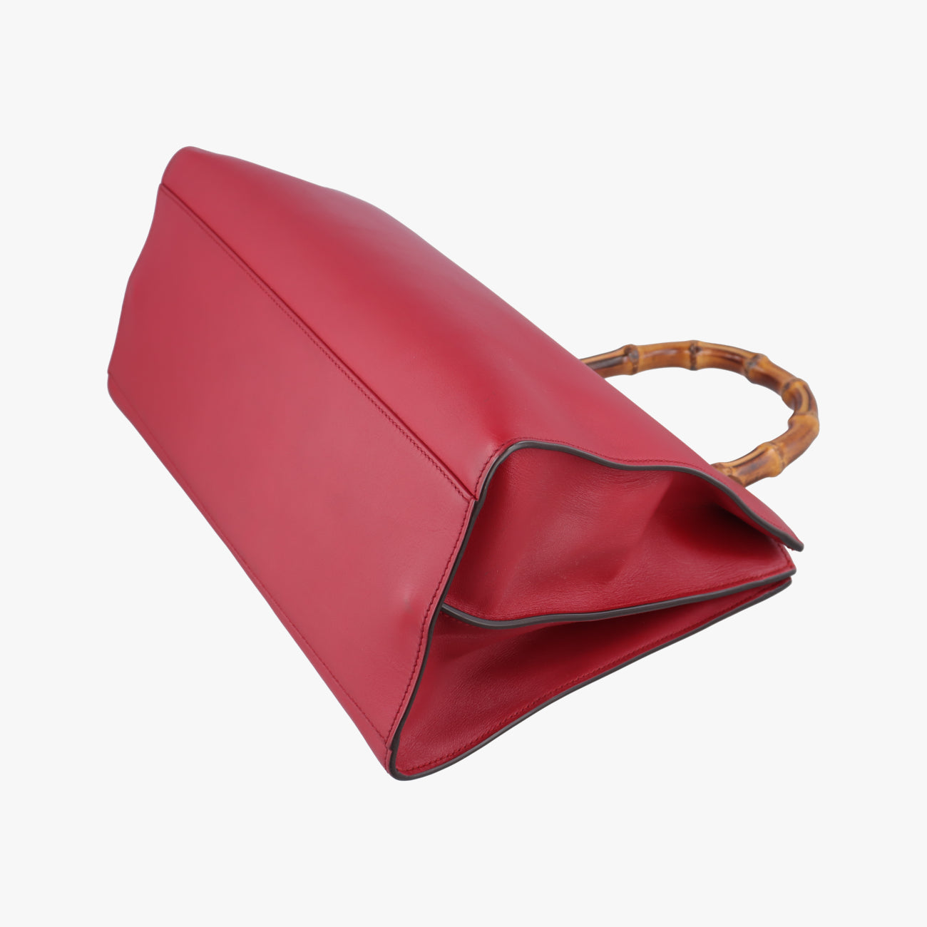 Bamboo Web Nymphaea Red Leather 453764 B021094685ニムフェア バンブー ウェブ レッド レザー 453764 B021094685