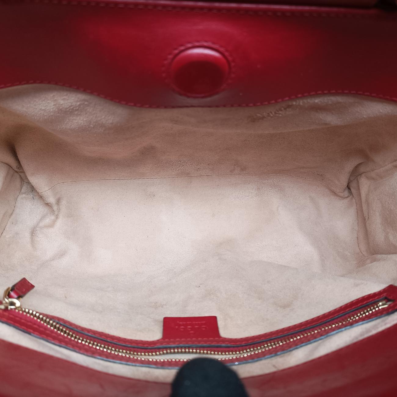 Bamboo Web Nymphaea Red Leather 453764 B021094685ニムフェア バンブー ウェブ レッド レザー 453764 B021094685