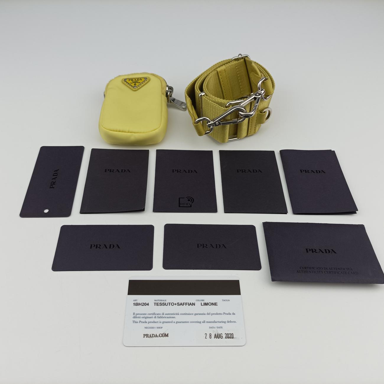 Re-Edition 2005 Re-Nylon Yellow nylon 1BH204 272 Pリエディション 2005 リナイロン イエロー ナイロン 1BH204 272 P