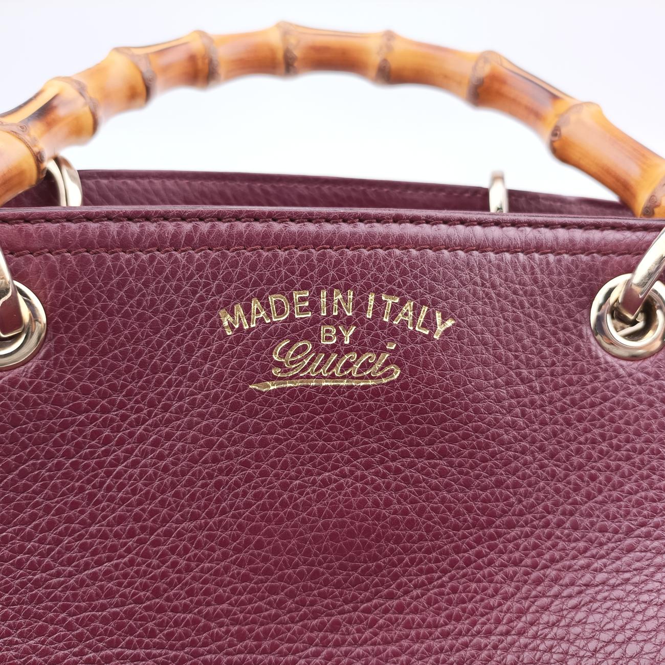 Bamboo Shopper Purple Leather 323660 D016266263バンブーショッパー パープル レザー 323660 D016266263