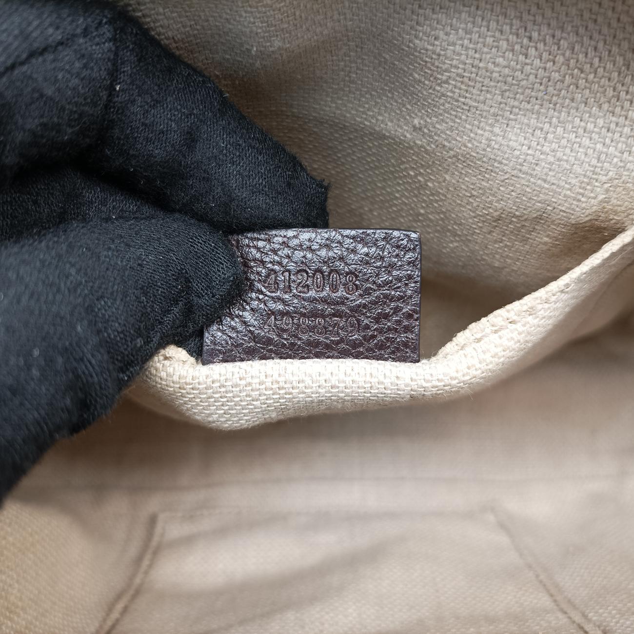 Bee Web Brown x Red x Green canvas x leather 412008 A019573417ビー ウェブ ブラウン×レッド×グリーン キャンバス×レザー 412008 A019573417