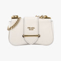 Sidonie White SAFFIANO　Leather 1BD219 25 Fシドニー ホワイト サフィアーノレザー 1BD219 25 F