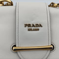 Sidonie White SAFFIANO　Leather 1BD219 25 Fシドニー ホワイト サフィアーノレザー 1BD219 25 F