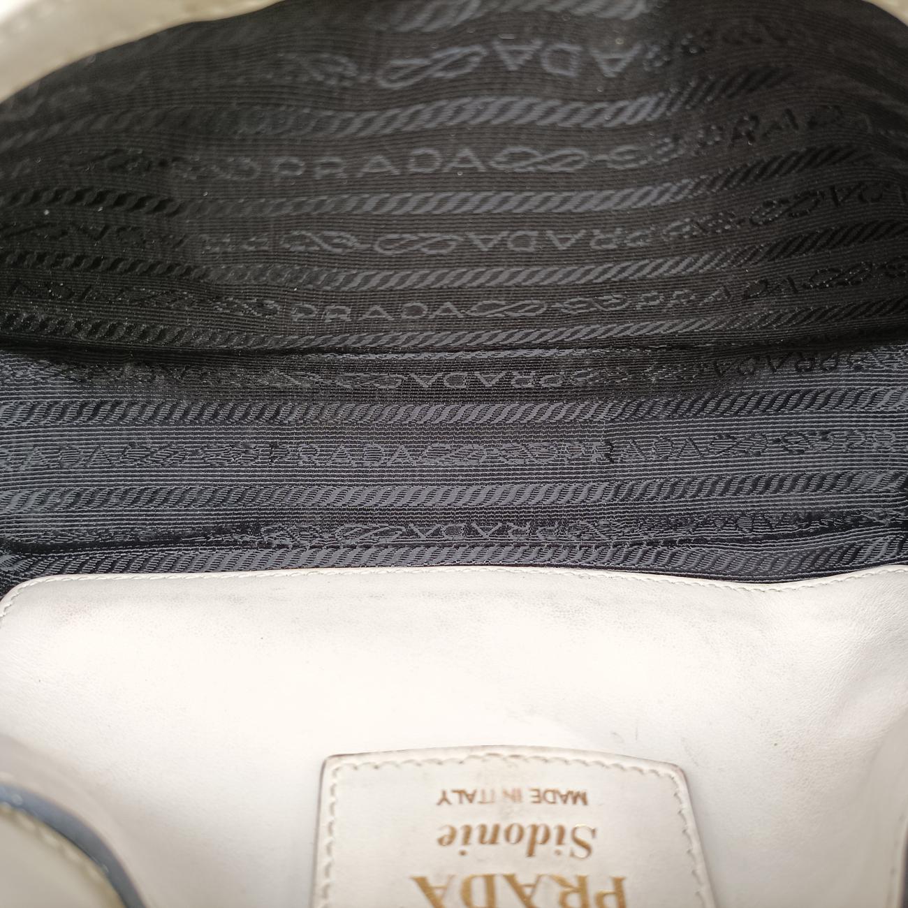 Sidonie White SAFFIANO　Leather 1BD219 25 Fシドニー ホワイト サフィアーノレザー 1BD219 25 F