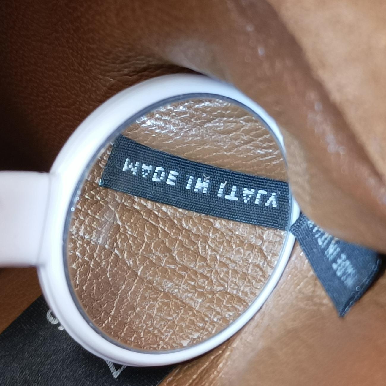 logo chain Brown×Multicolour Leather x Suede 1BD009 31/Eロゴ チェーン ブラウン ×マルチカラー レザー×スエード 1BD009 31/E