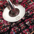 Lady Dior Pink×Multicolour Tweed x Leather 01-MA-0151レディディオール ピンク×マルチカラー ツイード×レザー 01-MA-0151