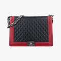 BOY CHANEL Red×black lambskin A67087 17951623ボーイシャネル レッド×ブラック ラムスキン A67087 17951623