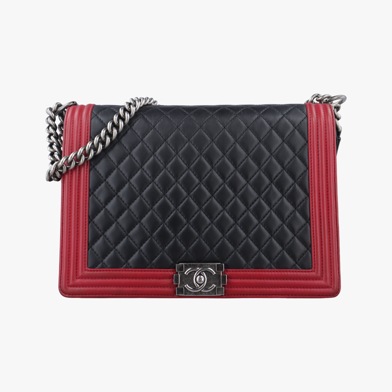 BOY CHANEL Red×black lambskin A67087 17951623ボーイシャネル レッド×ブラック ラムスキン A67087 17951623