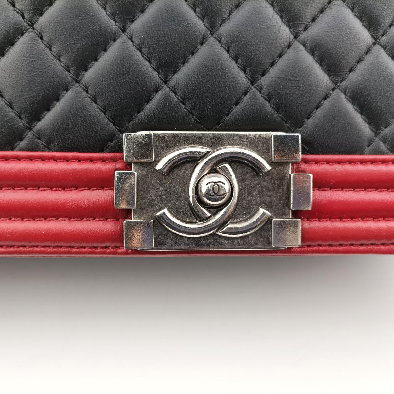 BOY CHANEL Red×black lambskin A67087 17951623ボーイシャネル レッド×ブラック ラムスキン A67087 17951623