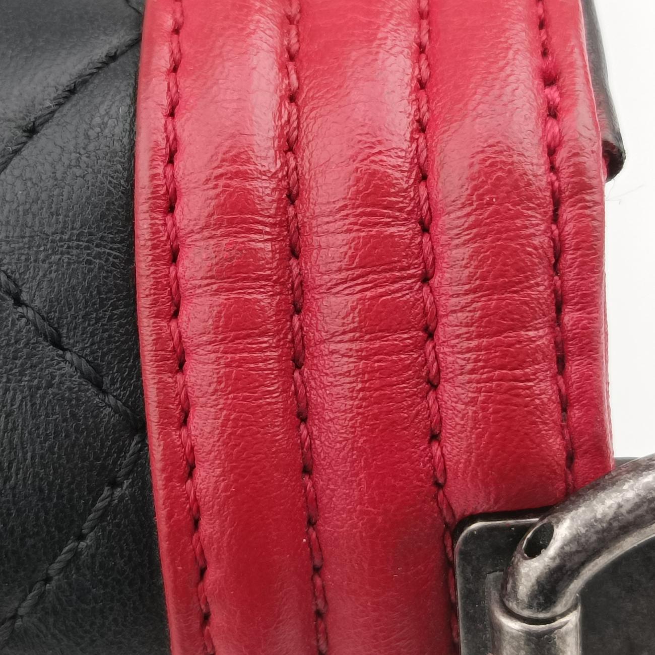 BOY CHANEL Red×black lambskin A67087 17951623ボーイシャネル レッド×ブラック ラムスキン A67087 17951623