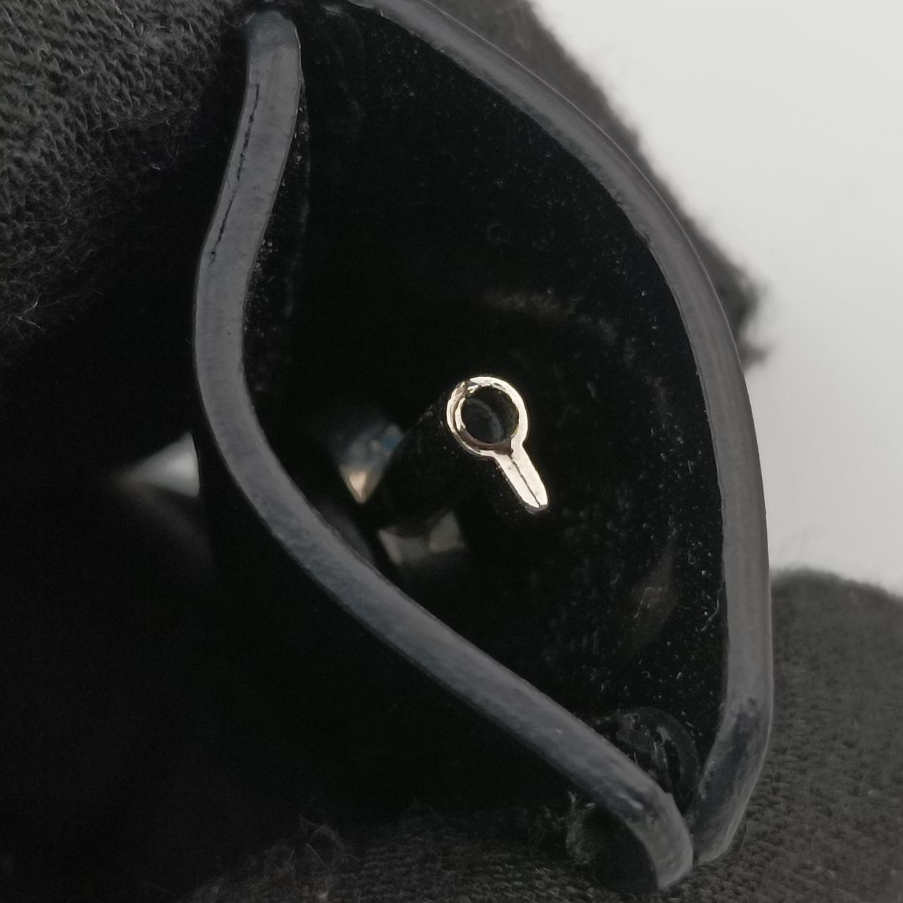 Sound Crystal Studded Crossbody Black Patent 110サウンド クリスタル スタッズ クロスボディ ブラック パテント 110