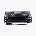 Sound Crystal Studded Crossbody Black Patent 110サウンド クリスタル スタッズ クロスボディ ブラック パテント 110