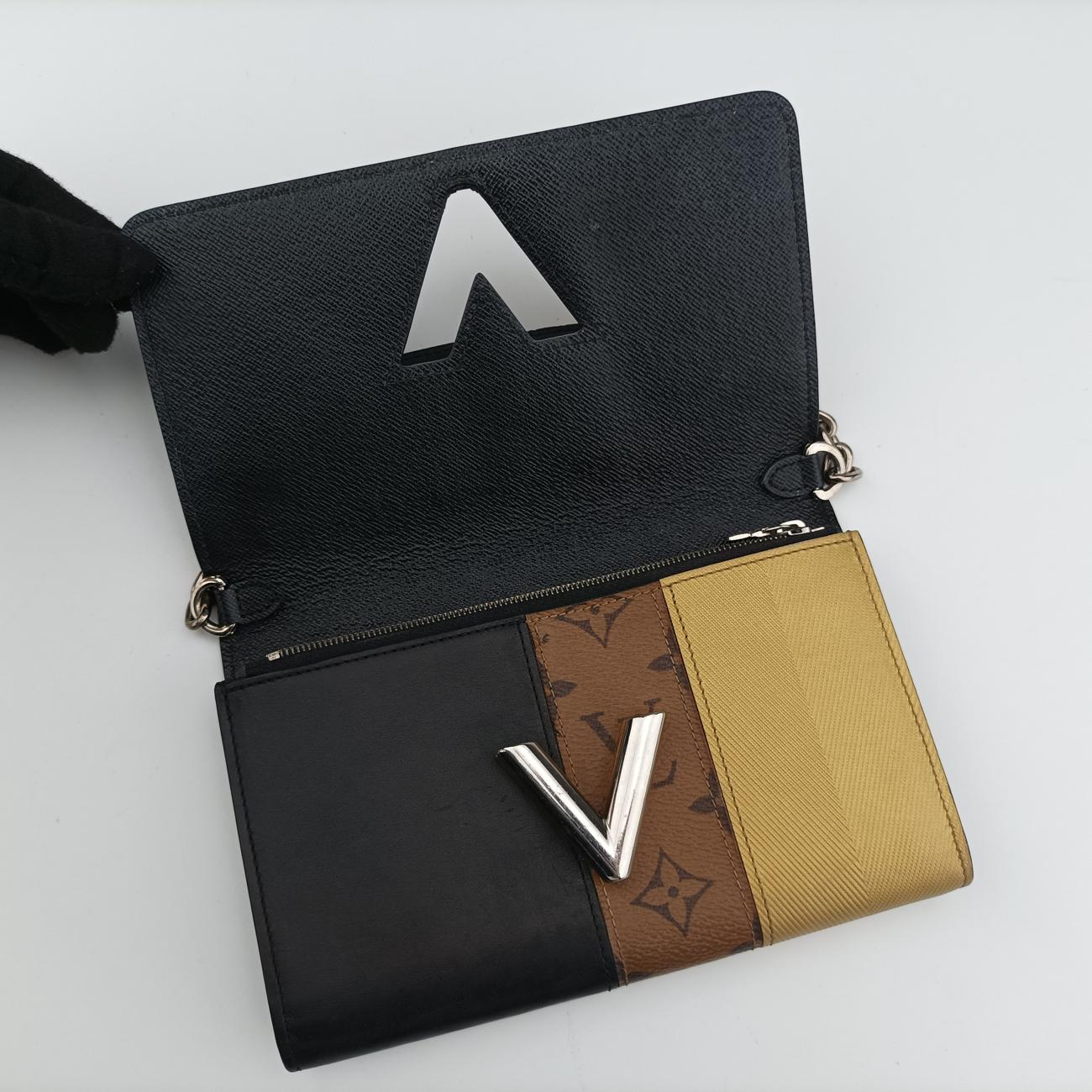 Portefeuille Twist Black x Brown x Golden Monogram Reverse M64478 SP4196ポルトフォイユ ツイスト ブラックxブラウン×ゴールド モノグラム リバース M64478 SP4196