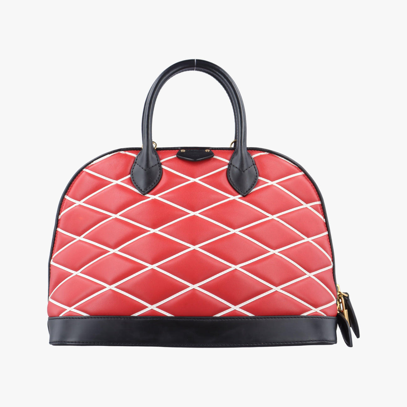 Malletage Alma PM ROUGE×Black Leather FO4114マルタージュアルマPM ルージュ×ブラック レザー FO4114