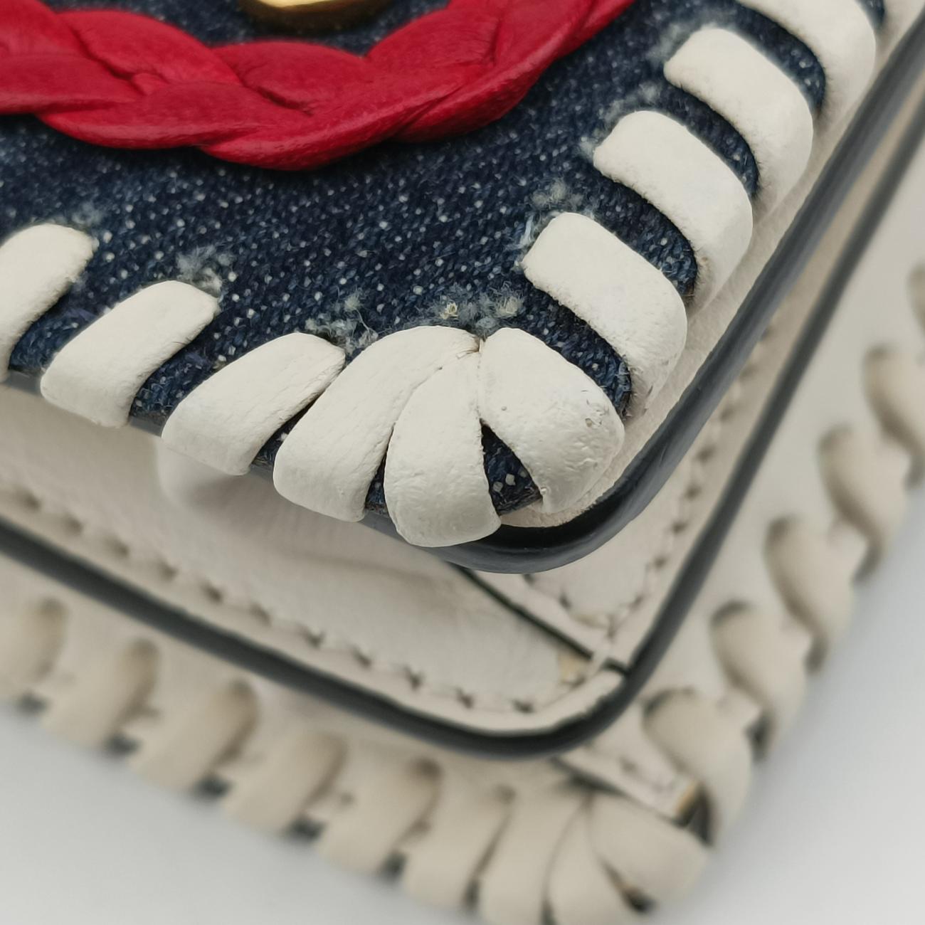 Cahier  tassen Leder Multicolour Leather×Denim 1BD045 25カイエ タッセン レダー マルチカラー レザー×デニム 1BD045 25