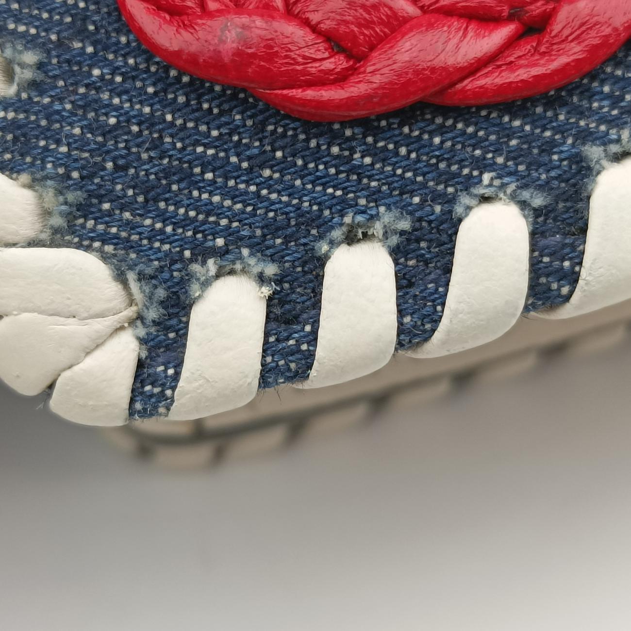 Cahier  tassen Leder Multicolour Leather×Denim 1BD045 25カイエ タッセン レダー マルチカラー レザー×デニム 1BD045 25