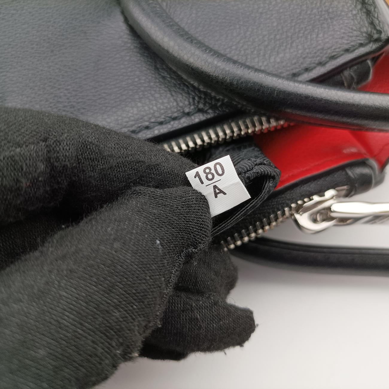 Twin Pocket Black×Multicolour leather×Ponyhair 1BG625 180/Aツインポケット ブラック×マルチカラー レザー×ハラコ 1BG625 180/A