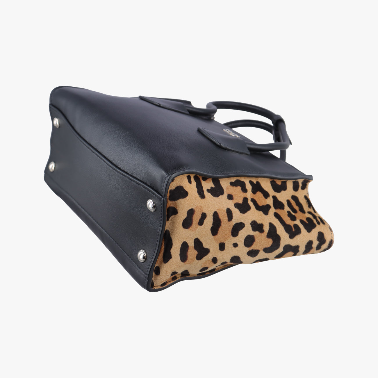 Twin Pocket Black×Multicolour leather×Ponyhair 1BG625 180/Aツインポケット ブラック×マルチカラー レザー×ハラコ 1BG625 180/A