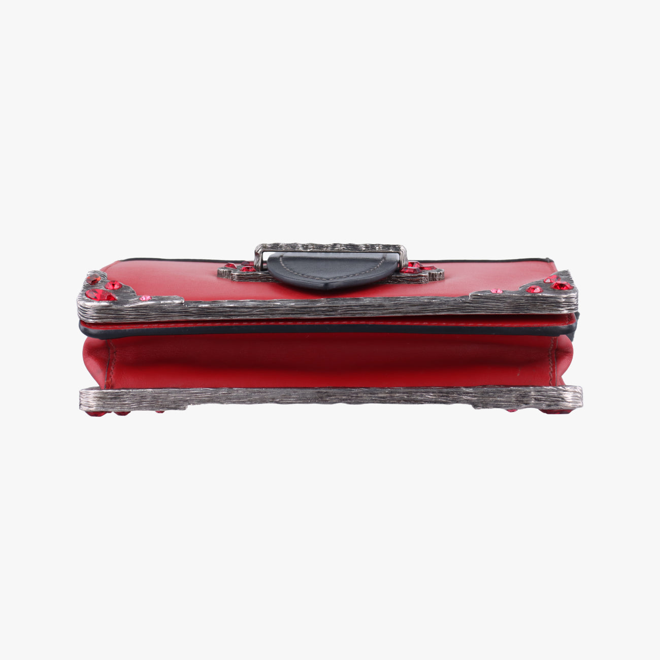 Cahier Red×Black Leather 1BH018 25カイエ レッドxブラック レザー 1BH018 25