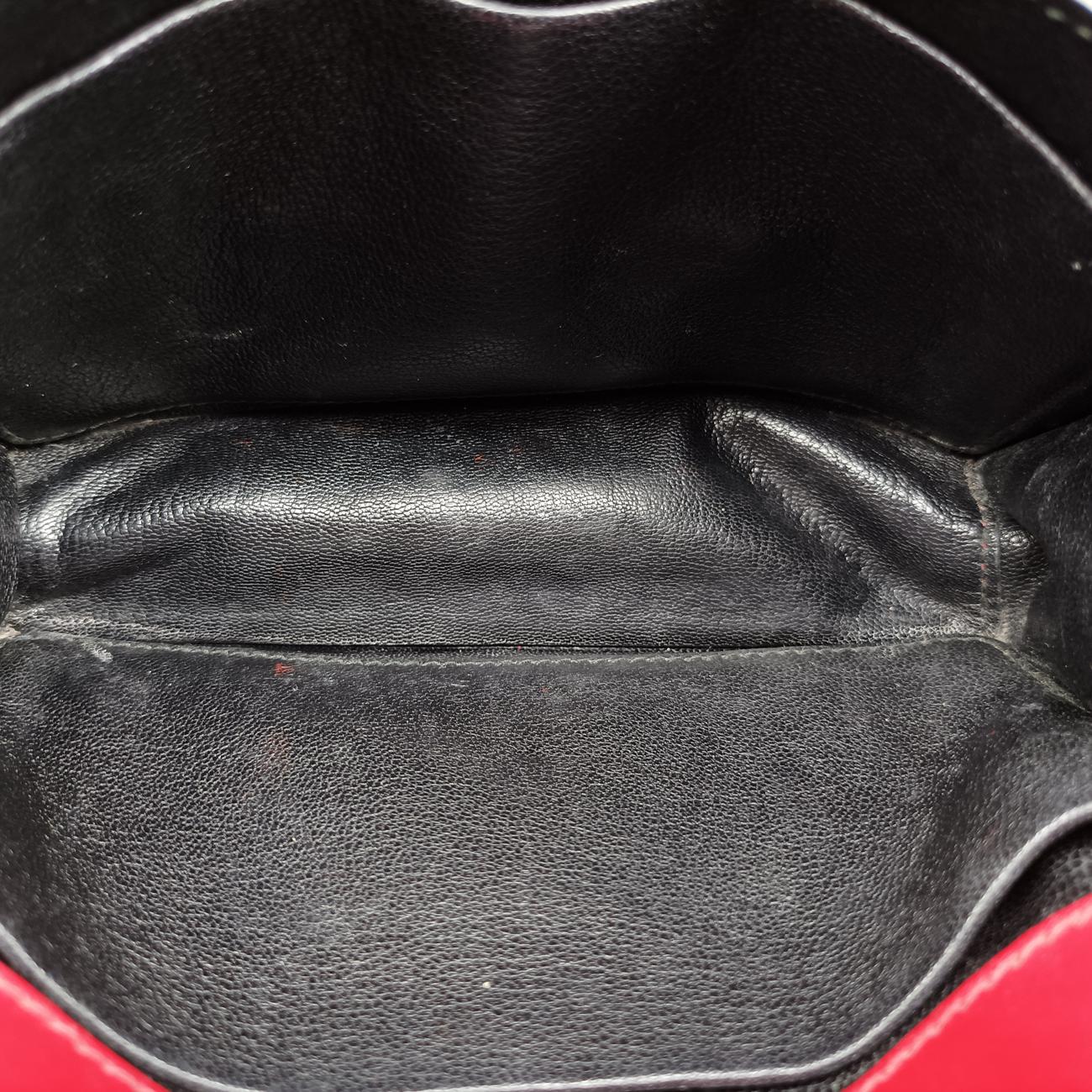 Cahier Red×Black Leather 1BH018 25カイエ レッドxブラック レザー 1BH018 25