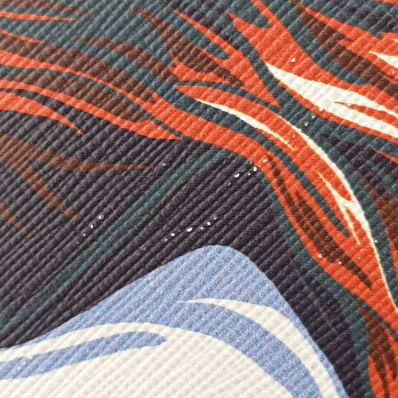 Saffiano leather Green×Multicolour Saffiano leather 7/Iハワイアンプリント グリーン×マルチカラー サフィアーノ レザー 7/I