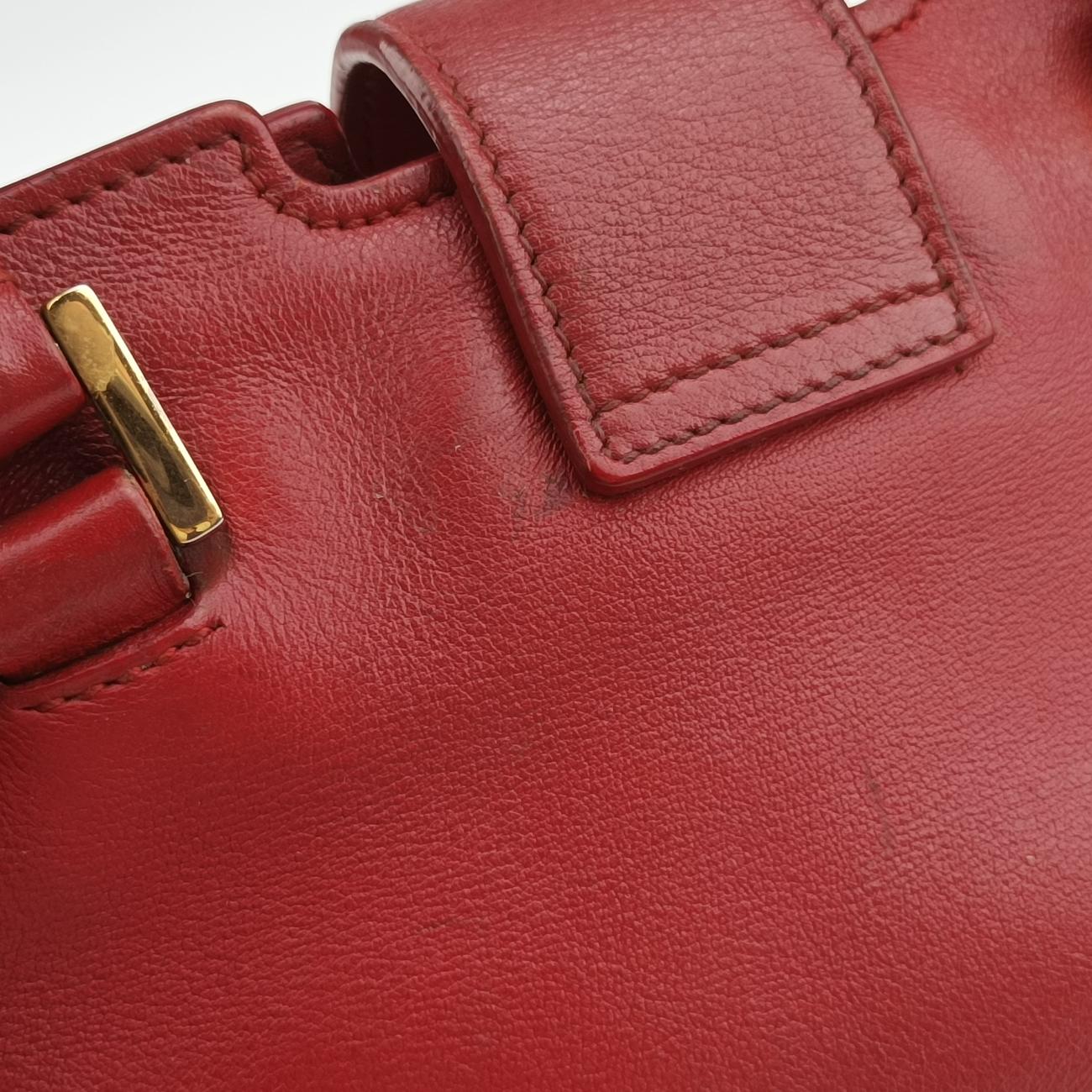 Baby Cabas Red Leather 400914 GNR400914.0915ベイビーカバス レッド レザー 400914 GNR400914.0915