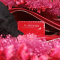 Lady Dior Heart Crystal Cannage Fringe Red×Multicolour Tweed×Enamel 11-MA-1102レディ ディオール ハート クリスタル カナージュ フリンジ レッド×マルチカラー ツイード×エナメル 11-MA-1102