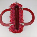 Lady Dior Heart Crystal Cannage Fringe Red×Multicolour Tweed×Enamel 11-MA-1102レディ ディオール ハート クリスタル カナージュ フリンジ レッド×マルチカラー ツイード×エナメル 11-MA-1102